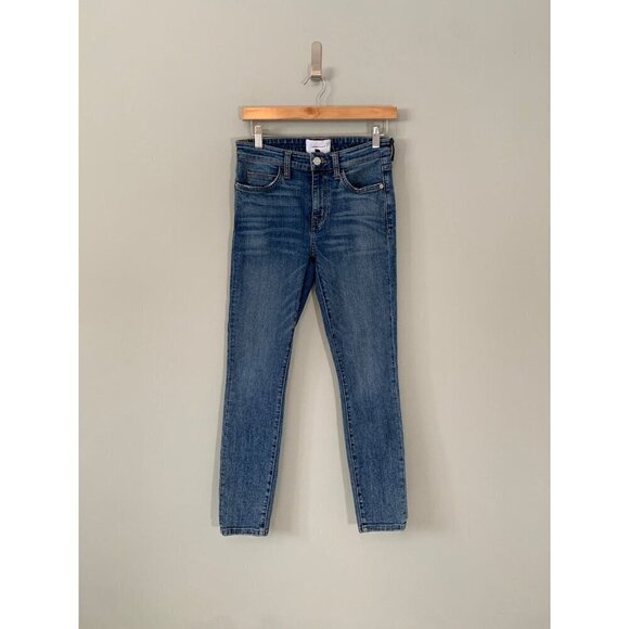 Current/Elliott Denim - Current Elliott The Original Ankle Stiletto Skinny‎ Jeans Blue Medium Wash 28
